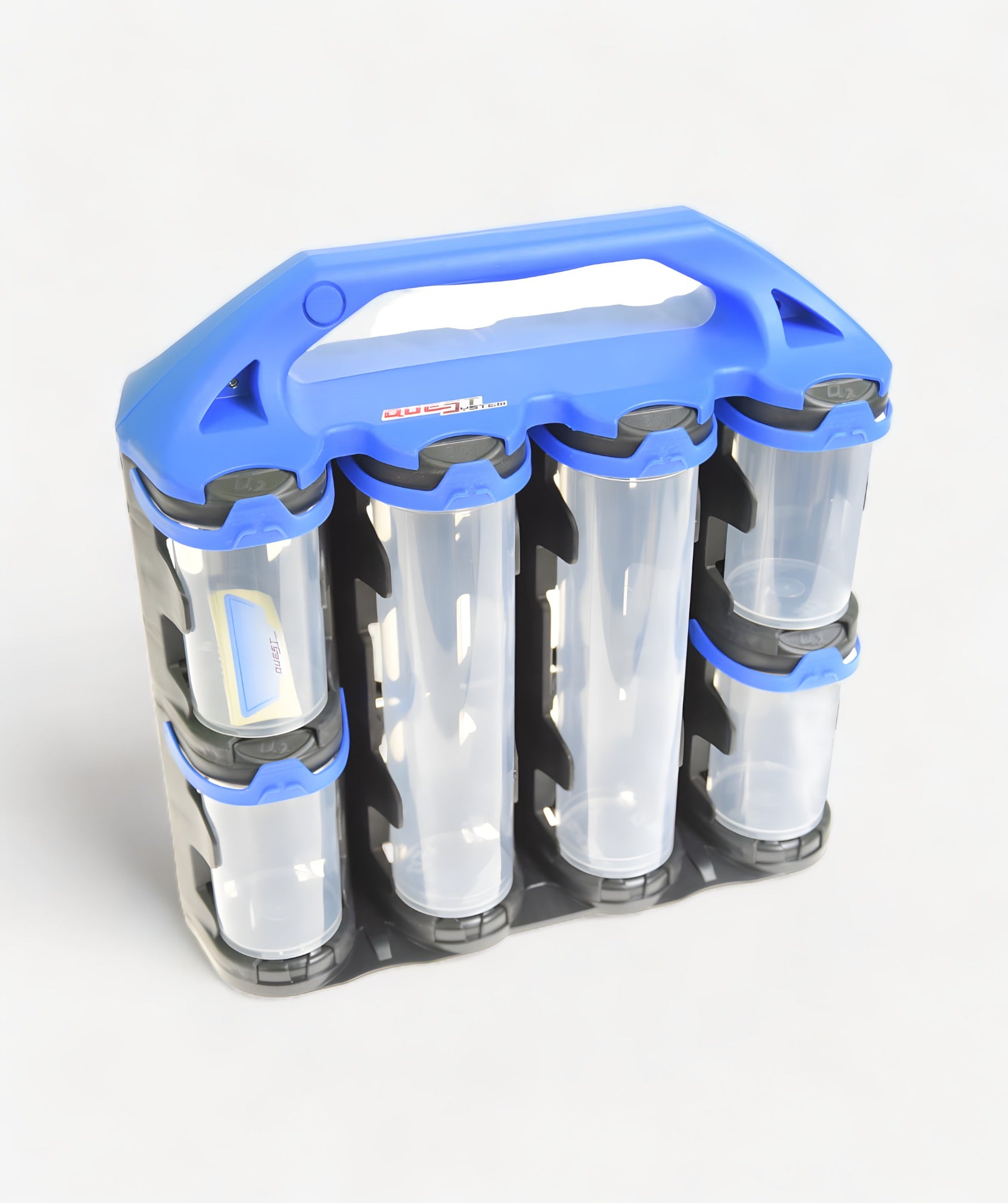 Q2L12 Sortimentskoffer mit 12 Behältern für lange und Standardteile