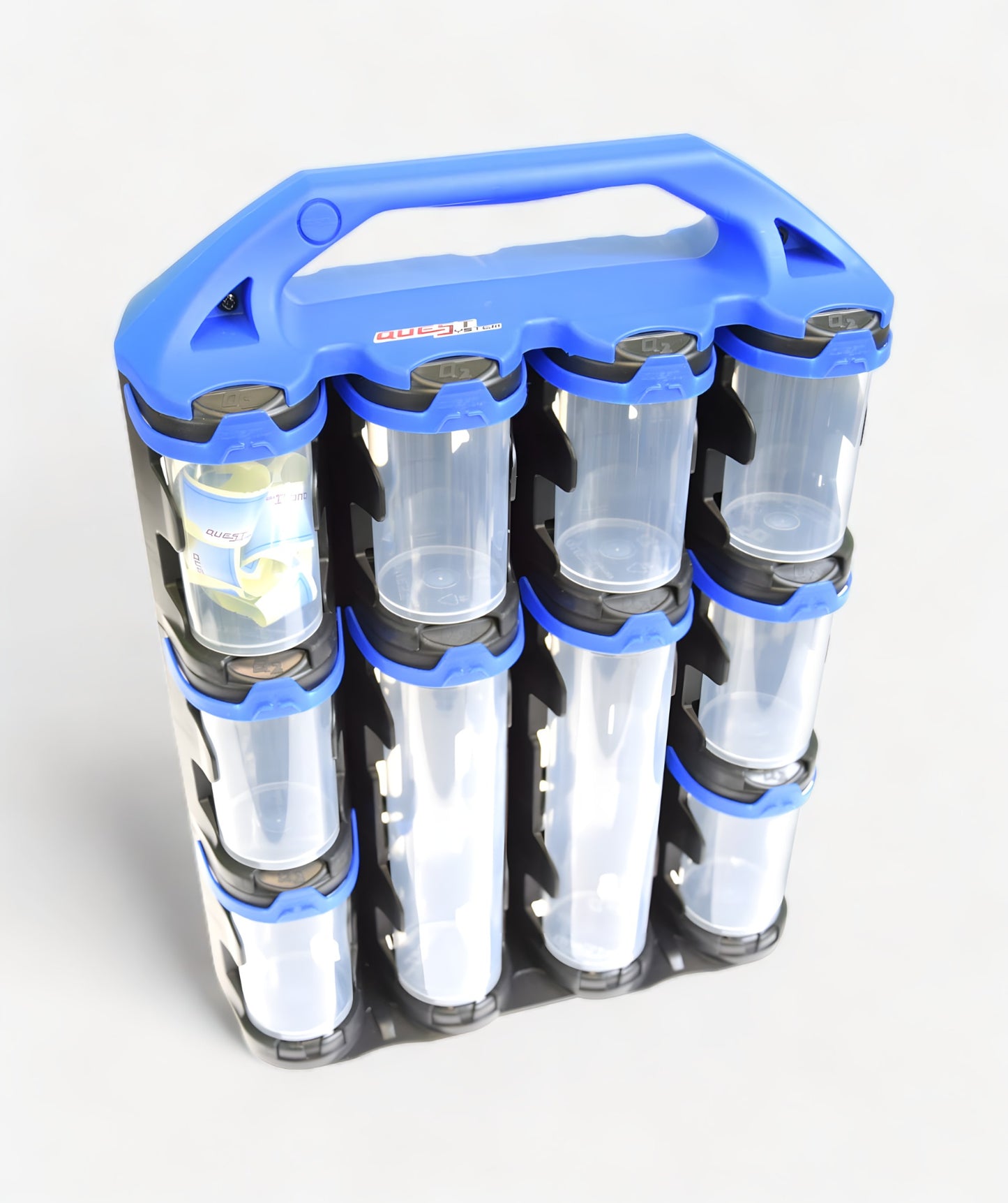 Q2L20 Sortimentskoffer mit 20 Behältern für lange und Standardteile