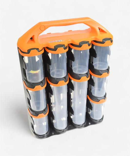 Q2L20 Sortimentskoffer mit 20 Behältern für lange und Standardteile