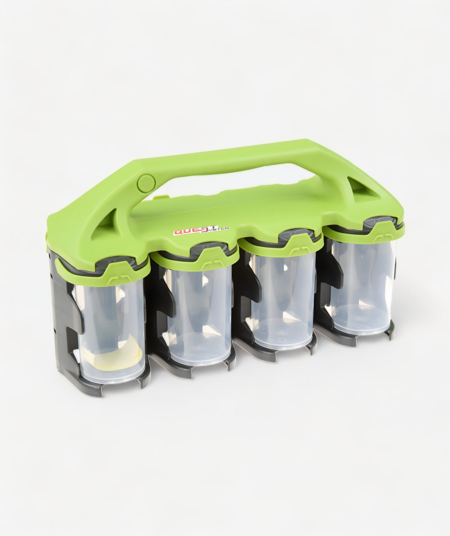 Q2X8 Sortimentskoffer mit 8 Behältern - kompakte Aufbewahrung für Kleinteile