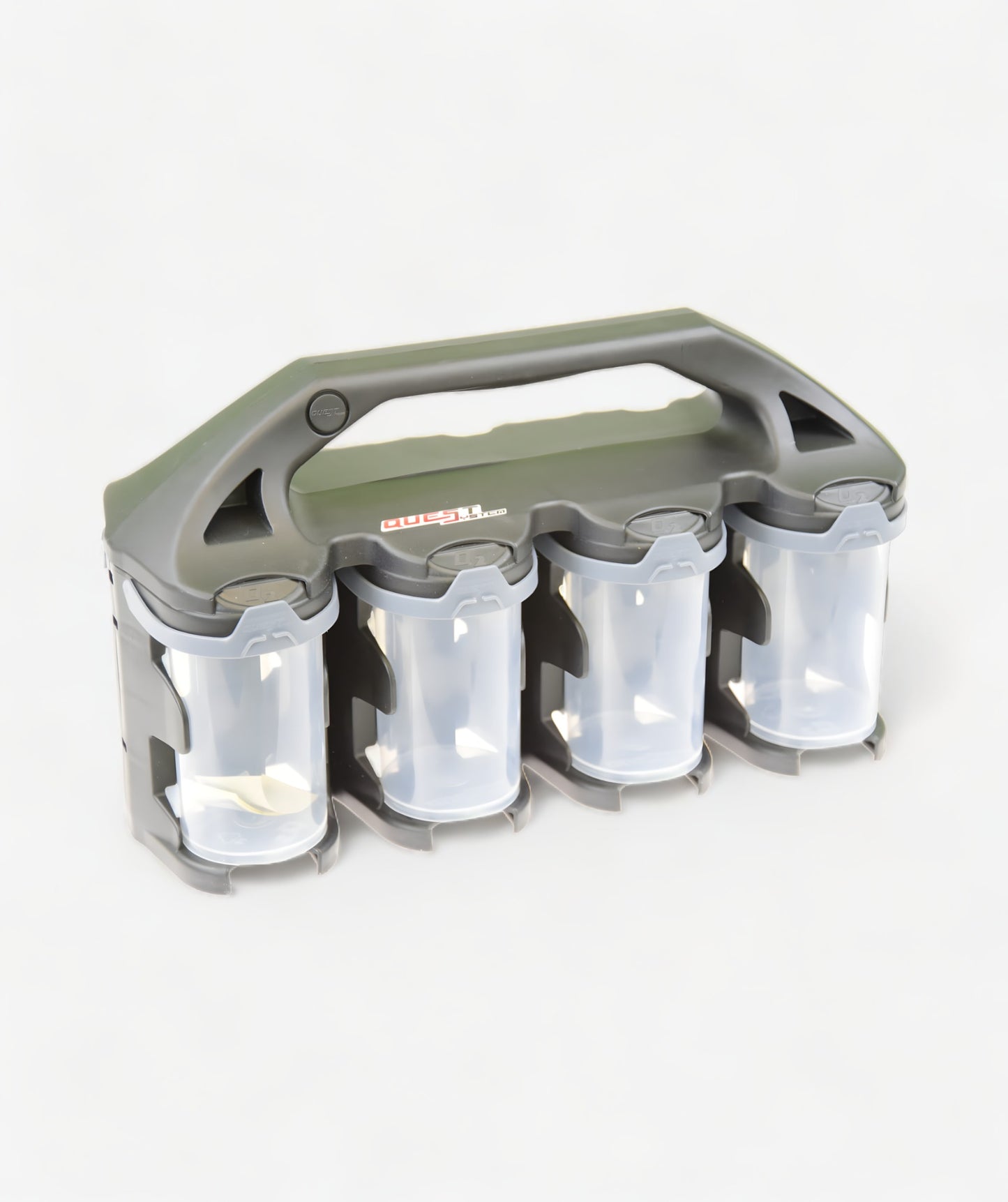 Q2X8 Sortimentskoffer mit 8 Behältern - kompakte Aufbewahrung für Kleinteile